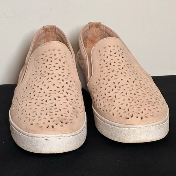 Vionic Splendid Midi Pink Perforated Slip On Sneakers Concealed Ortho Arch Sz 9 - Picture 3 of 9